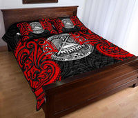 American Samoa Polynesian Custom Personalised Quilt Bed Set - American Samoan Spirit - Polynesian Pride