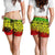 Samoa All Over Print Women's Shorts - Samoa Coat Of Arm, Polynesian Tattoo Reggae - Polynesian Pride