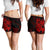 Polynesian Hawaii Women's Shorts - Kanaka Maoli Red Turtle - Polynesian Pride