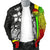 Federated States of Micronesia Men's Bomber Jackets Reggae - Turtle With Hook - Polynesian Pride