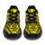 Polynesian Plumeria Mix Yellow Black Chunky Sneakers - Polynesian Pride