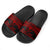 Hawaii Polynesian Custom Personalised Slide Sandals - Hawaii Pride Red Version - Polynesian Pride