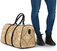 Polynesian Plumeria Mix Gold Hawaii Travel Bag - Polynesian Pride