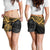 Guam Polynesian Shorts (Women) - Golden Turtle - Polynesian Pride