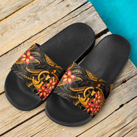 Vanuatu Sandals - Gold Plumeria - Polynesian Pride