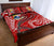 Tonga Quilt Bed Set - Red Shark Polynesian Tattoo - Polynesian Pride