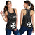 Wallis and Futuna Personalised Women Racerback Tanks - Wallis and Futuna Seal With Polynesian Tattoo Style - Polynesian Pride