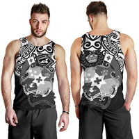 Tonga Polynesian Men's Tank - Tongan Pride (White) - Polynesian Pride