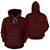 Samoa ll Over Hoodie Samoa Coat of rms Polynesian Red Black - Polynesian Pride