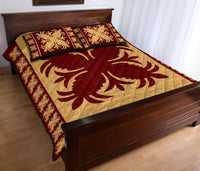 Hawaiian Quilt Pattern Pineapple Quilt Bed Set - Polynesian Pride
