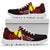 New Caledonia Polynesian Sneakers - Coat Of Arm With Hibiscus - Polynesian Pride