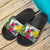 Hawaii Slide Sandals - Turtle Plumeria Banana Leaf - Polynesian Pride