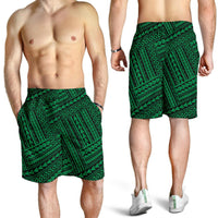 Polynesian Nation Green Men's Short - Polynesian Pride