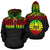 Tahiti Polynesian ll Over Custom Hoodie Reggae Horizontal Unisex Black - Reggae - Polynesian Pride