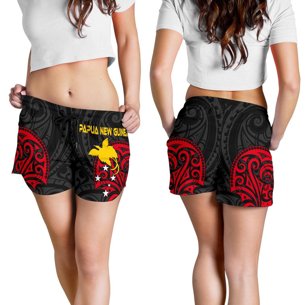 Papua New Guinea Women's Short - Papua New Guinea Spirit Women Red - Polynesian Pride