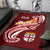 Fiji Area Rug - Fiji Seal Polynesian Patterns Plumeria (Red) Red - Polynesian Pride