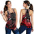 Samoa Polynesian Women's Racerback Tank - Eagle Tribal Pattern Red - Polynesian Pride