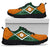 Marshall Islands Sneakers - Kwajalein Atoll Marshall Islands Flag with Polynesian Patterns - Polynesian Pride