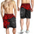 American Samoa Polynesian Men's Shorts - Red Turtle - Polynesian Pride