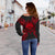 Federated States Of Micronesia Polynesian Shoulder Sweater Map Red - Polynesian Pride