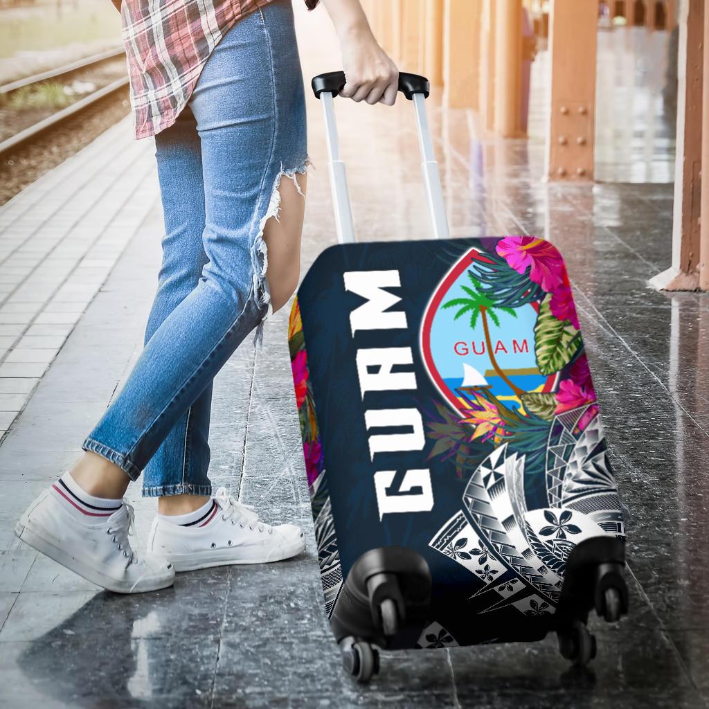 Guam Luggage Cover - Guam Summer Vibes - Polynesian Pride
