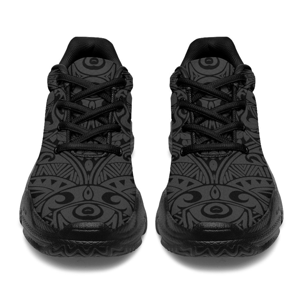 Polynesian Culture Gray Chunky Sneakers - Polynesian Pride