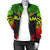 Guam Polynesian Chief Women'S Bomber Jacket - Reggae Version - Polynesian Pride