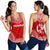 Tonga Women's Racerback Tank - Polynesian Chief Flag Version - Polynesian Pride