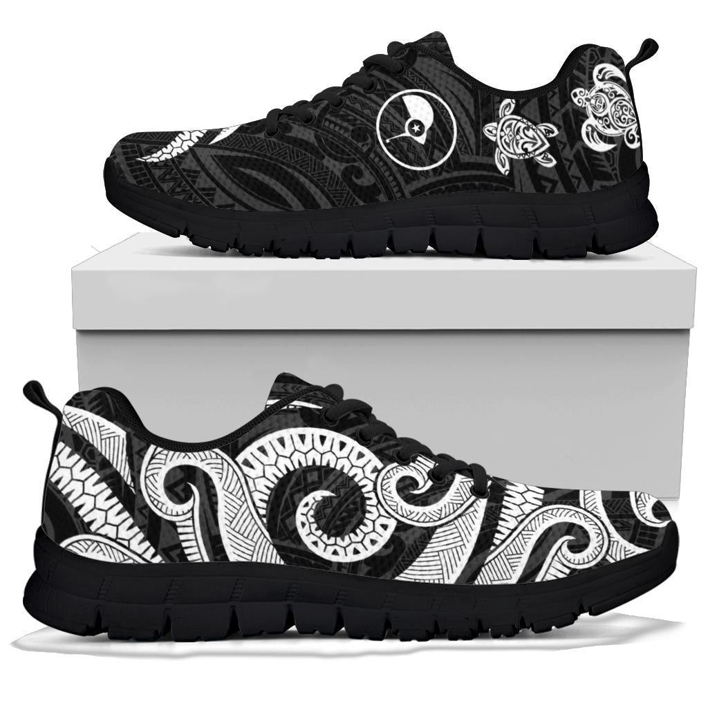 Yap Micronesian Sneakers - White Tentacle Turtle - Polynesian Pride