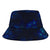 Tonga Polynesian Bucket Hat - Blue Turtle Hibiscus - Polynesian Pride