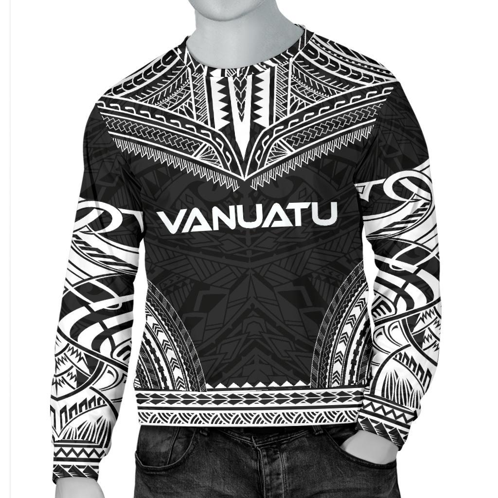 Vanuatu Sweater - Polynesian Chief Black Version - Polynesian Pride