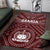 Samoa Area Rug - Samoa Seal In Polynesian Tattoo Style (Red) - Polynesian Pride