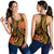 Guam Polynesian Women Racerback Tank - Gold Plumeria - Polynesian Pride