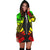 Austral Islands Hoodie Dress - Polynesian Tattoo Reggae - Polynesian Pride