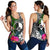 Yap Women Racerback Tank - Turtle Plumeria Banana Leaf - Polynesian Pride