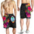 Guam Men's Shorts - Hibiscus Polynesian Pattern - Polynesian Pride