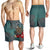 Cook Islands Shorts Men - Blue Turtle Tribal - Polynesian Pride