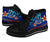 Chuuk High Top Shoes Blue - Vintage Tribal Mountain - Polynesian Pride