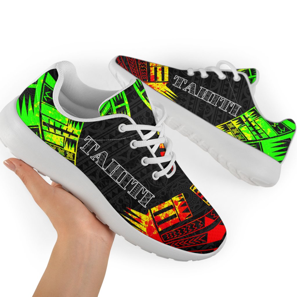 Tahiti Sport Sneakers - Polynesian Tattoo Reggae - Polynesian Pride