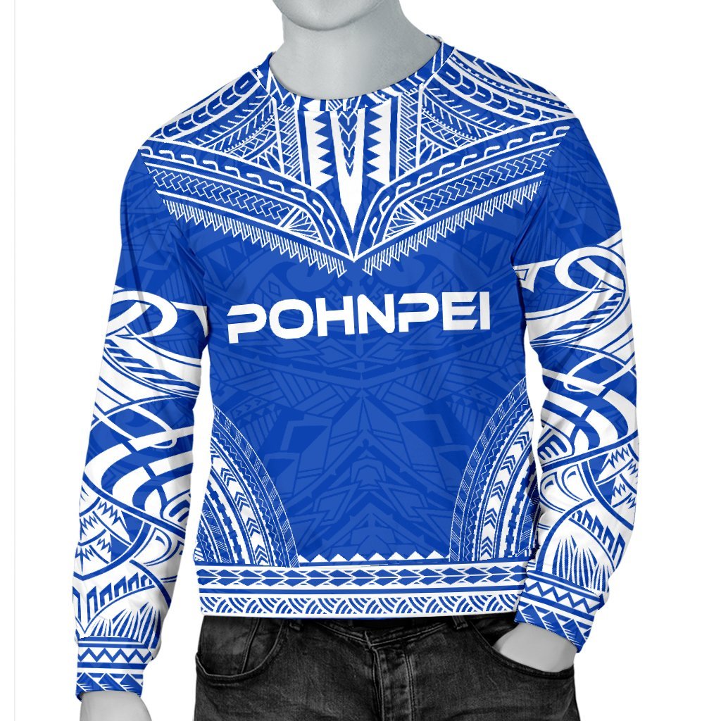 Pohnpei Sweater - Polynesian Chief Flag Version - Polynesian Pride
