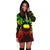 Cook Islands Polynesian Hoodie Dress Map Reggae - Polynesian Pride