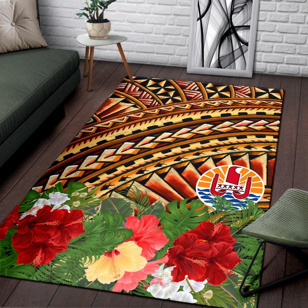 Tahiti Polynesian Area Rug - Vintage Pattern - Polynesian Pride