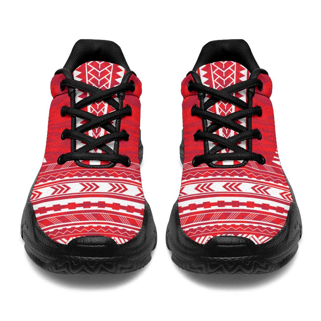 Austral Islands Chunky Sneakers - Polynesian Chief Flag Version - Polynesian Pride