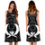 Pohnpei Personalised Midi Dress - Pohnpei Seal With Polynesian Tattoo Style ( Black) - Polynesian Pride