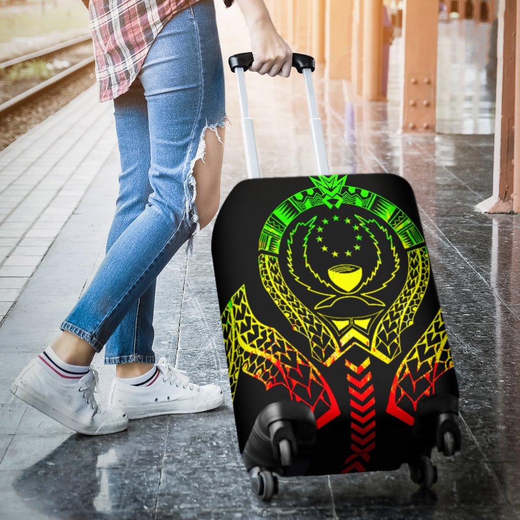 Pohnpei Luggage Cover - Micronesian Tribal Reggae - Polynesian Pride
