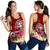 Tonga Women's Racerback Tank - Turtle Plumeria (Red) - Polynesian Pride