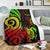 Cook Islands Premium Blanket - Reggae Tentacle Turtle - Polynesian Pride