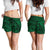 Polynesian Hawaiian Style Tribal Tattoo Green Women's Short - Polynesian Pride