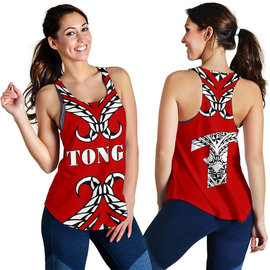 Tonga Tribal Pattern Women Tank Top - Polynesian Pride
