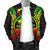 Guam Polynesian Men's Bomber Jacket Map Reggae - Polynesian Pride